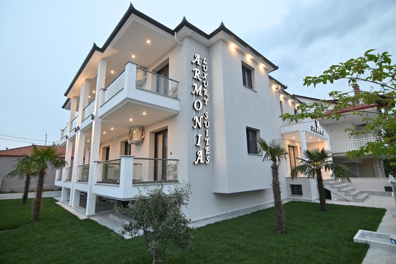 Armonia Luxury Suites Nea Vrasna Ngoại thất bức ảnh