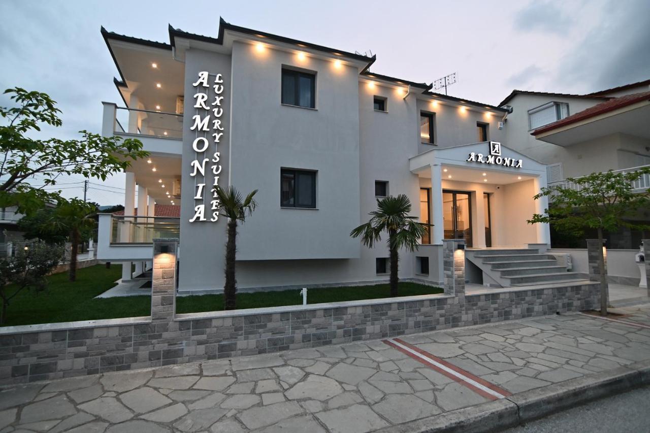 Armonia Luxury Suites Nea Vrasna Ngoại thất bức ảnh