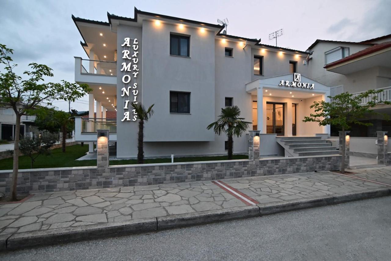 Armonia Luxury Suites Nea Vrasna Ngoại thất bức ảnh